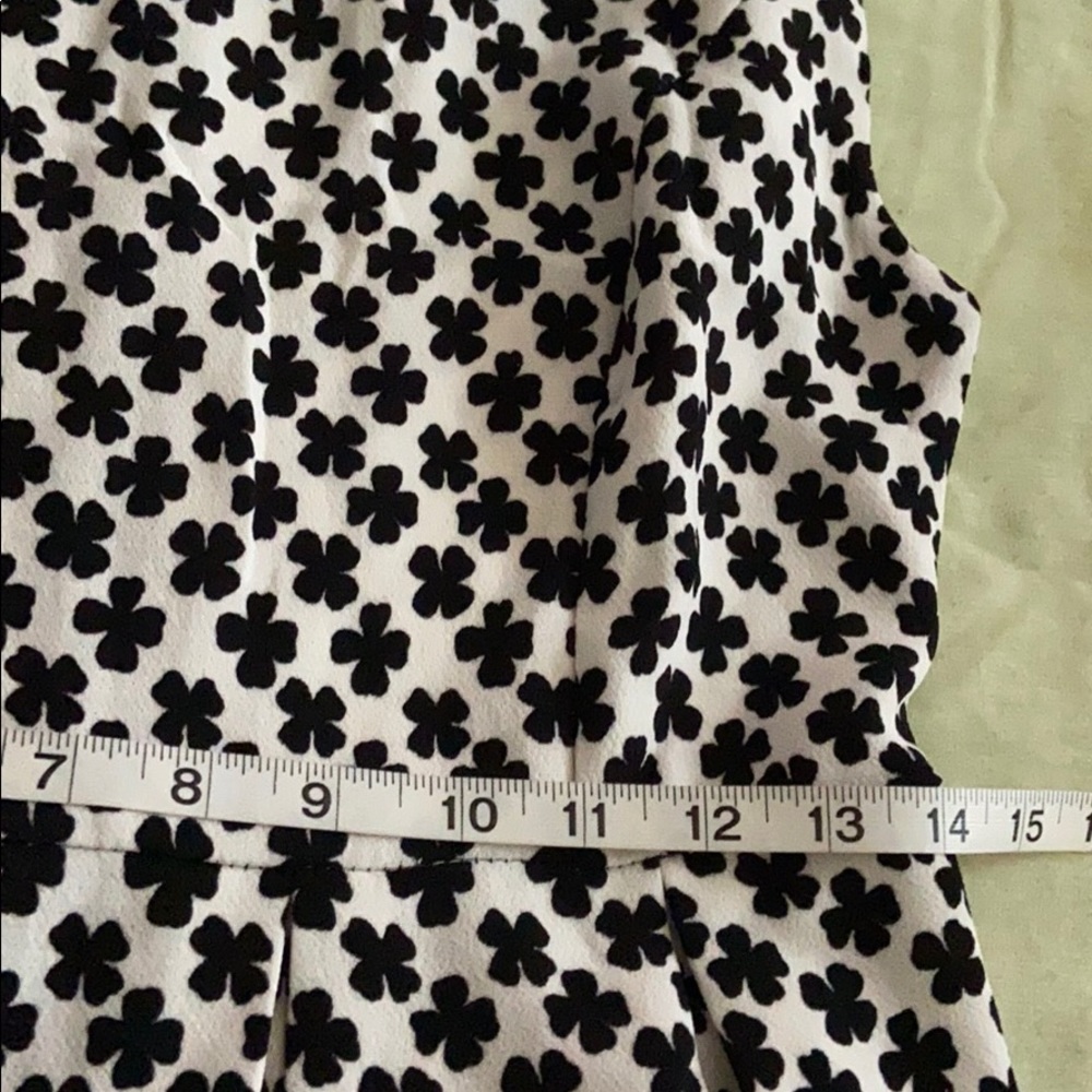 PLEATED SLEEVELESS FIT & FLAIR DRESS - Picture 8 of 9